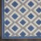 Homeroots 5 x 8 ft. Blue & Gray Indoor & Outdoor Area Rug 385151 - alternate 8